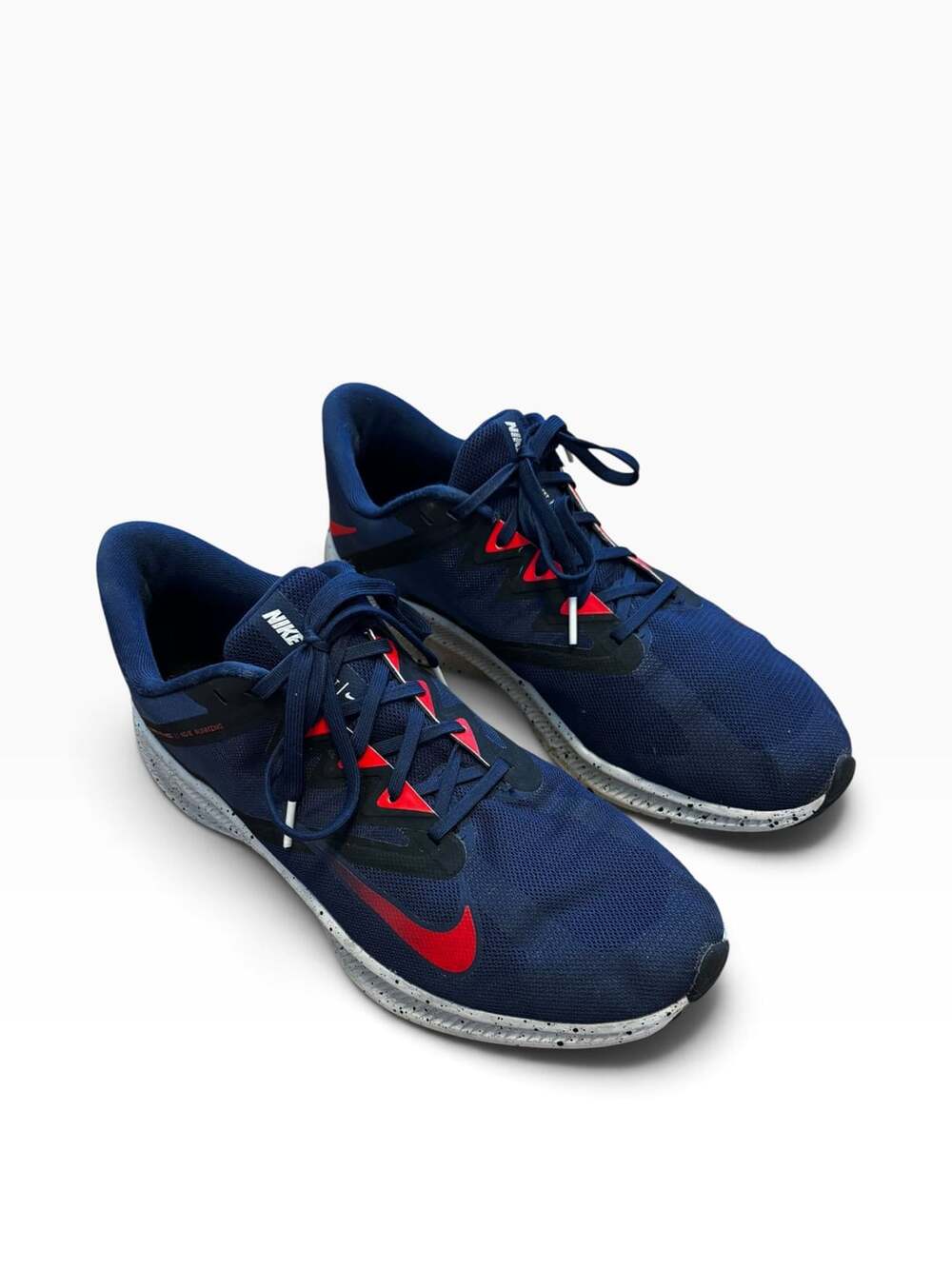 Nike Quest 3 Running Shoes Midnight Navy Red DC2037-400 Men's Athletic Sneakers